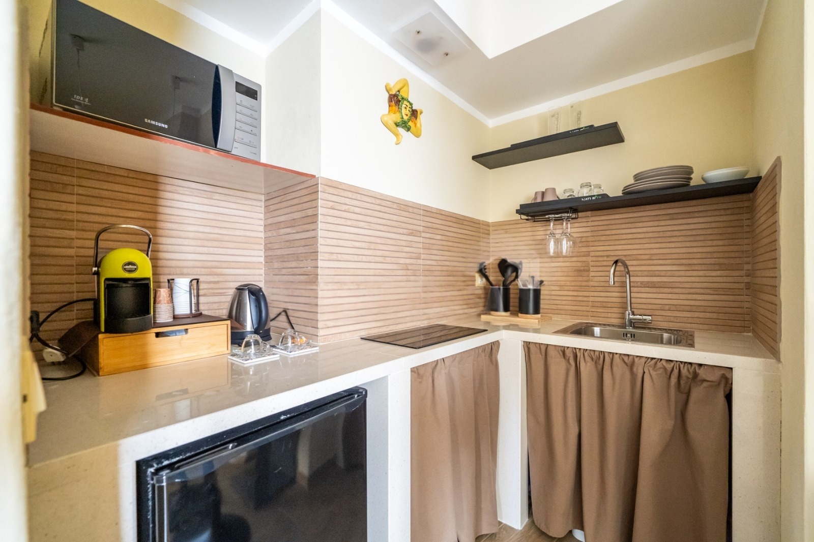 Cucina attrezzata del Massimo City Loft